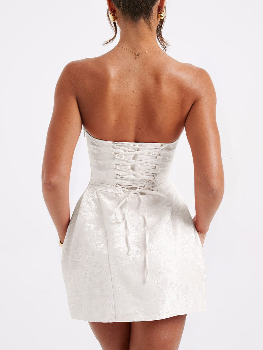 Flared Skirt Mini Dress