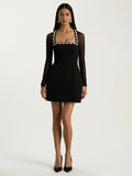 Blooming Veil Mini Dress