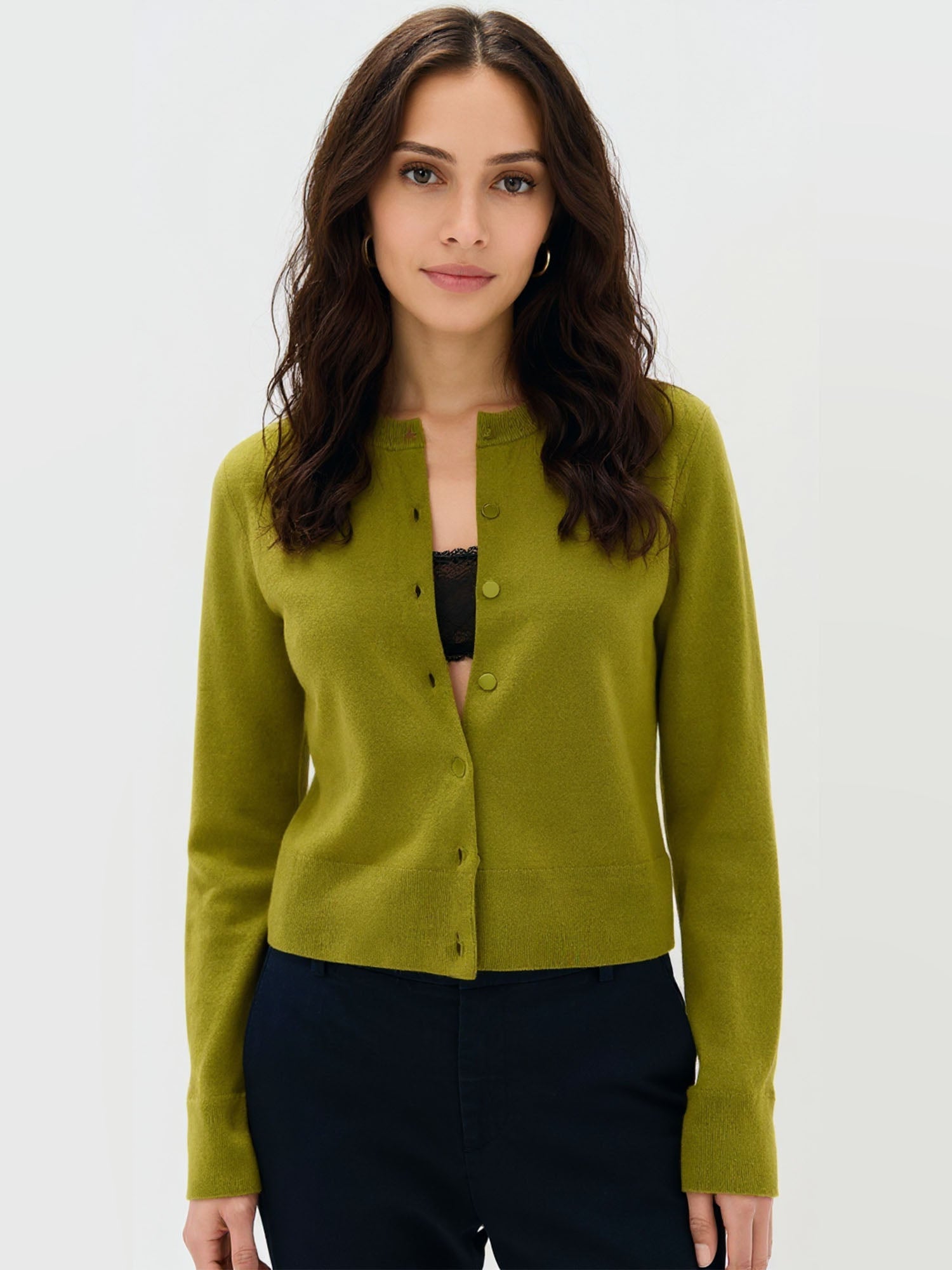 Knit Cardigan Sweater Set Cozy Layered Grace