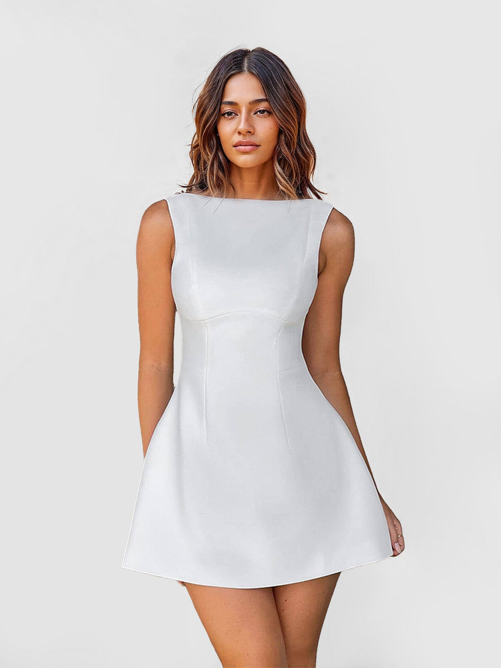 Simple A-Line Mini Dress