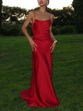 Elegant Bordeaux Maxi Dress