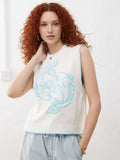 Pisces Pattern Knit Vest