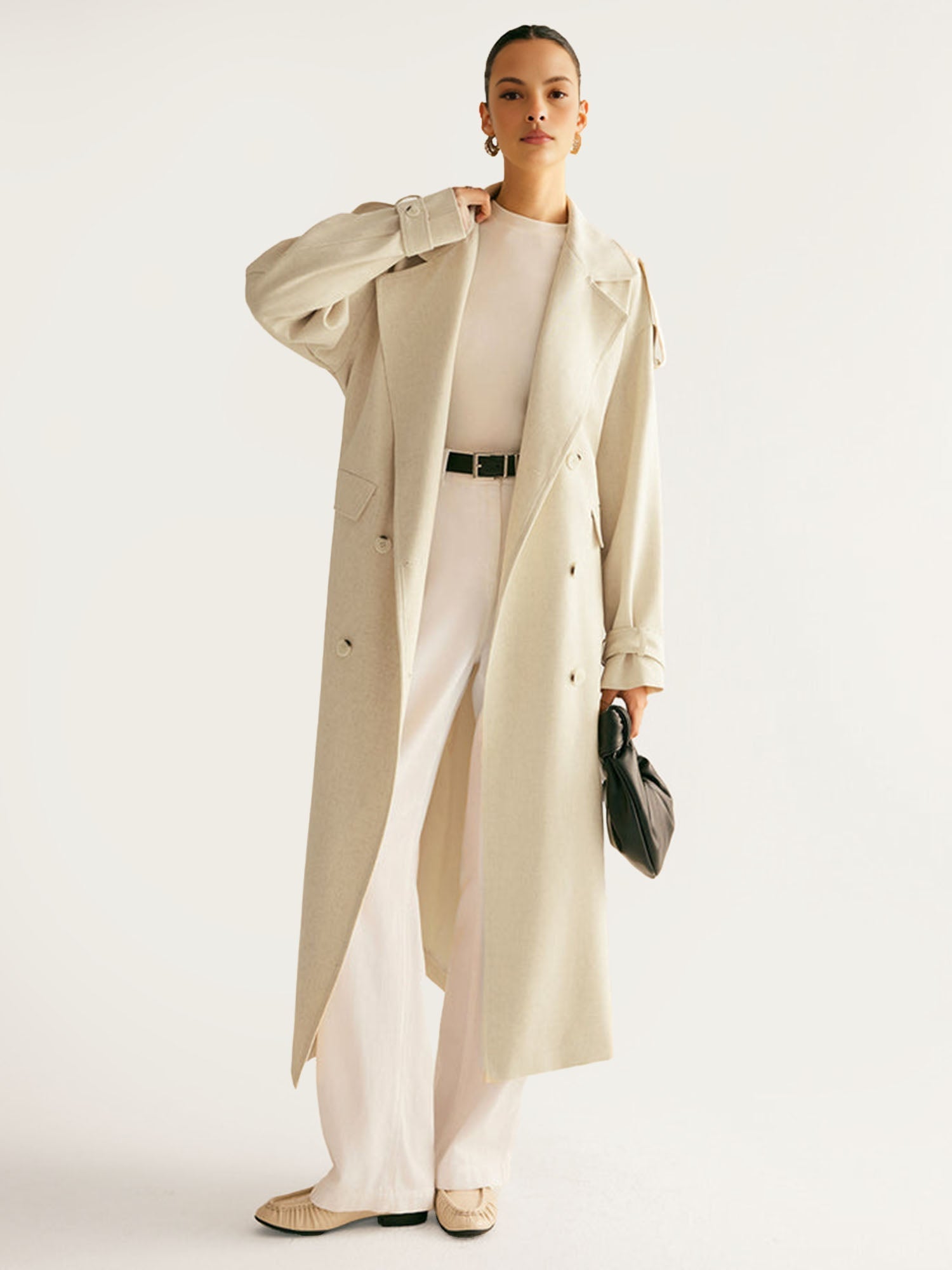 Beige Trench Coat