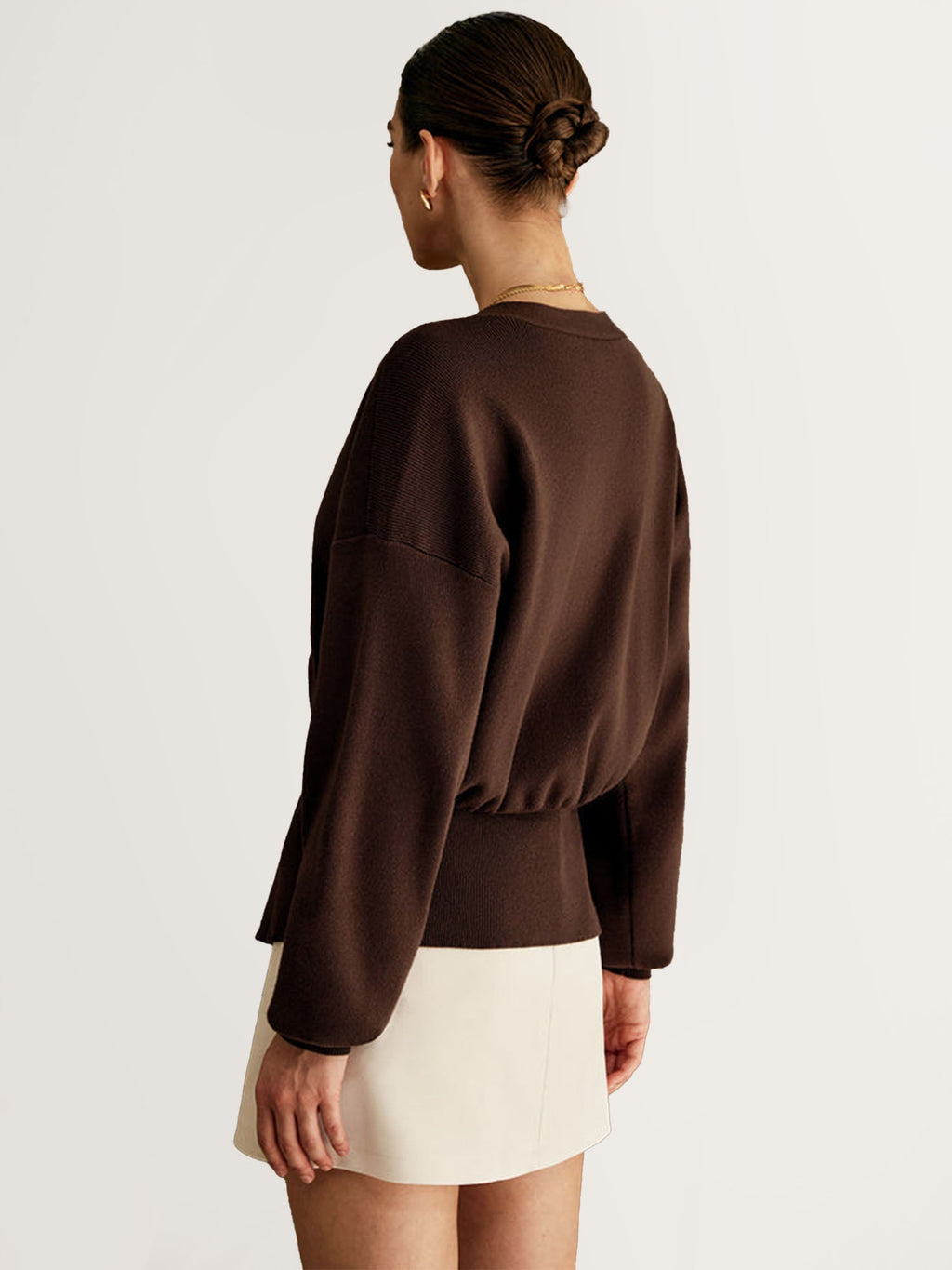 Wrap Front Knitted Cardigan
