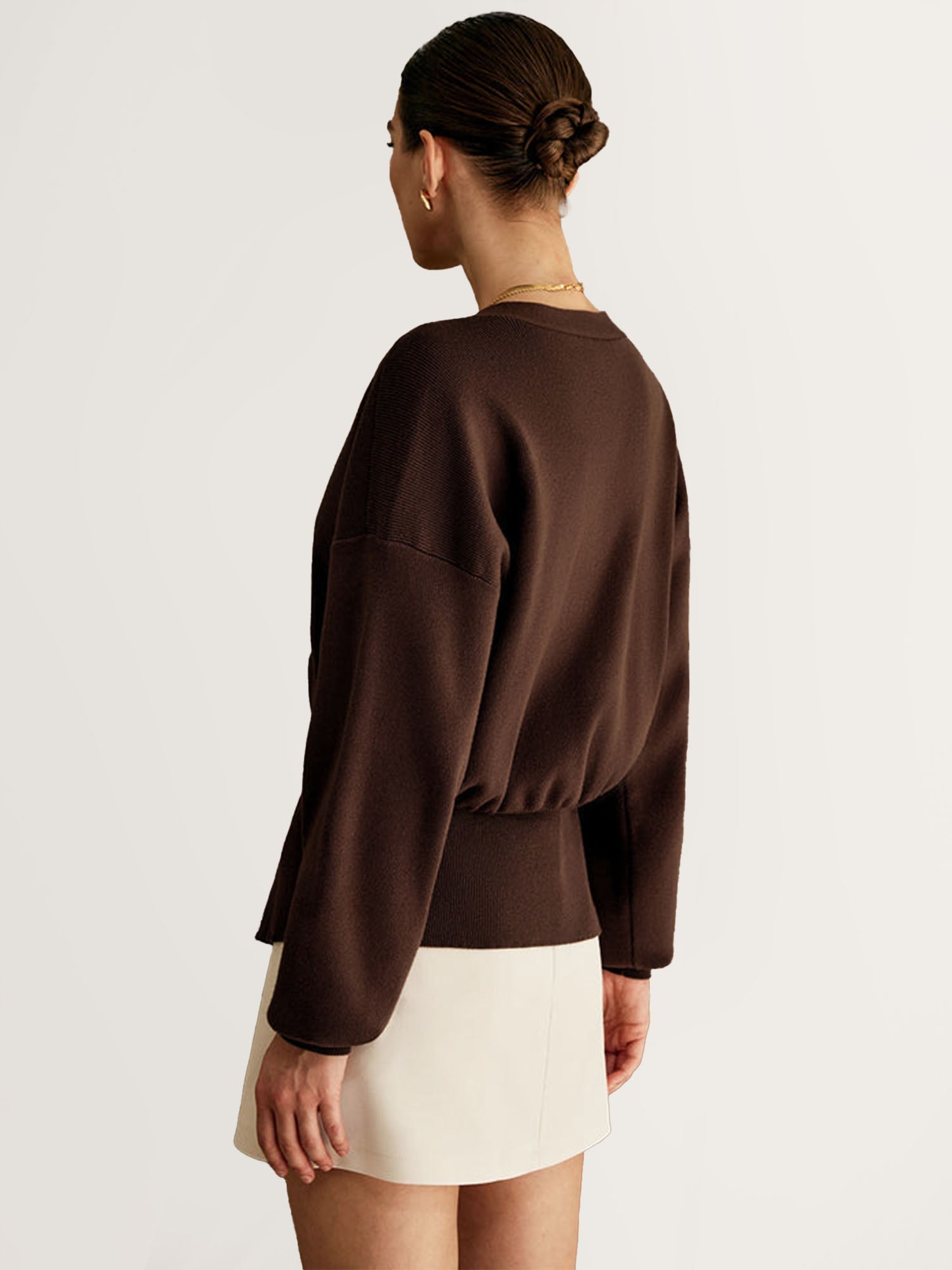 Wrap Front Knitted Cardigan