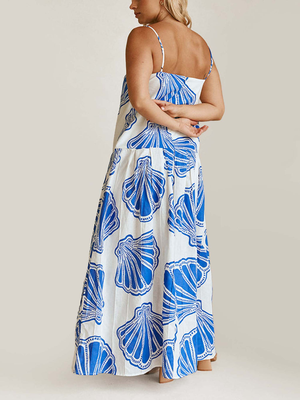 Ocean Breeze Strappy Maxi Dress