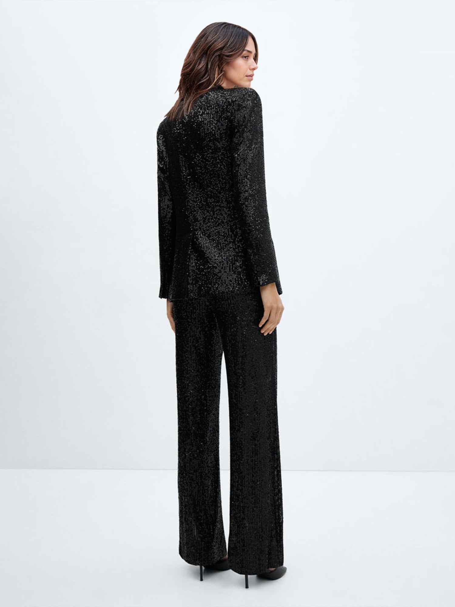 Metallic Sequin Blazer