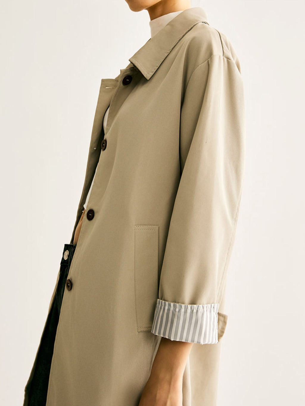 Beige Trench Coat