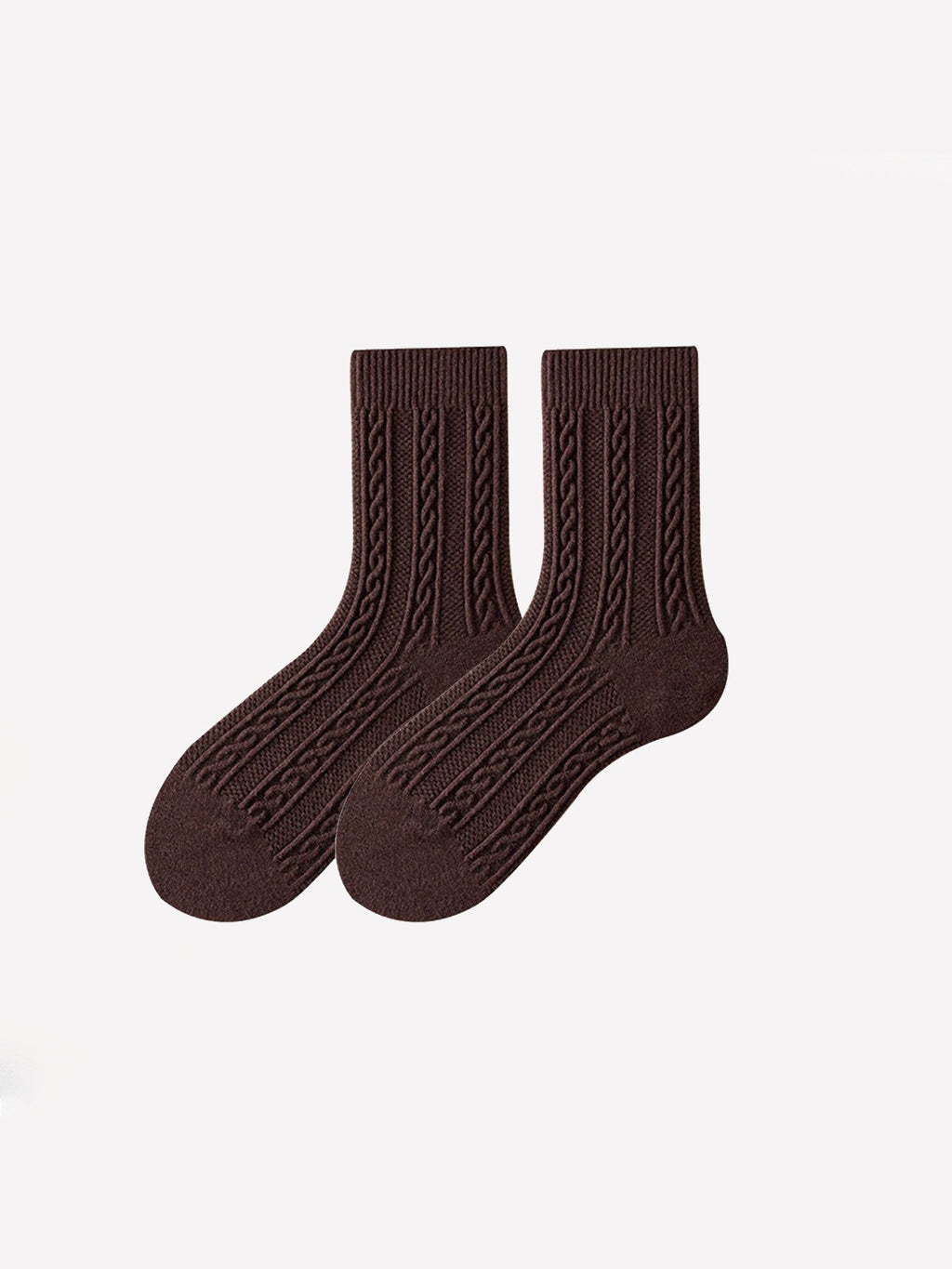 Chunky Knit Cable Socks(2-Pack)