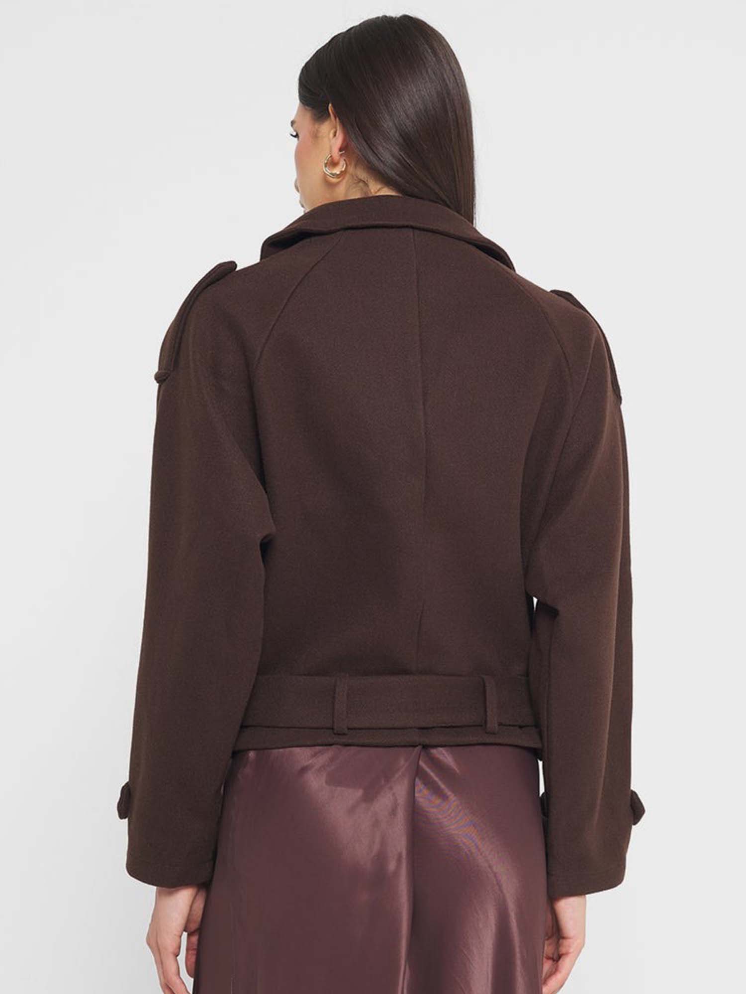 Double-Breasted Wool Coat