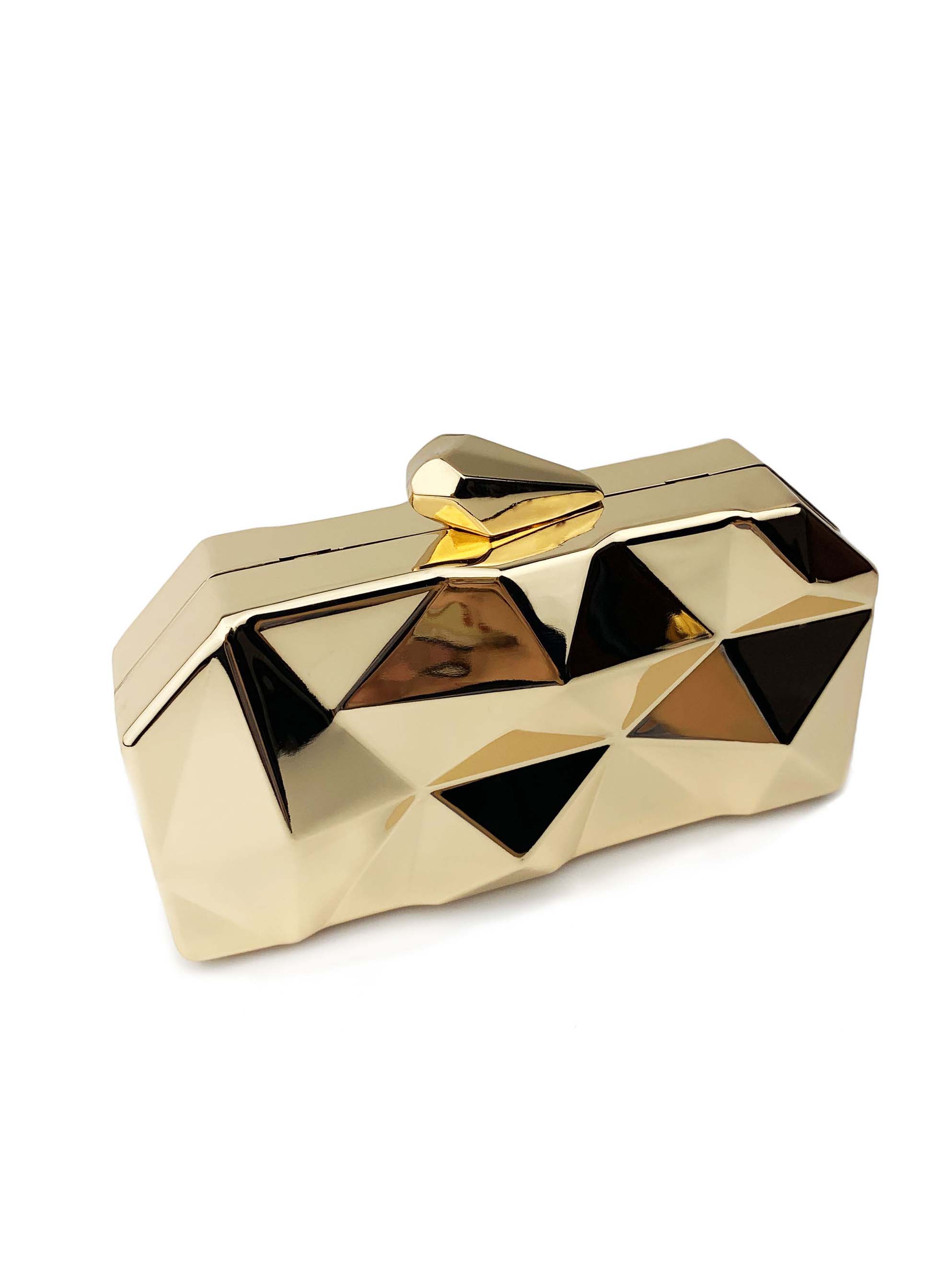Irregular Design Clutch Chain Bag