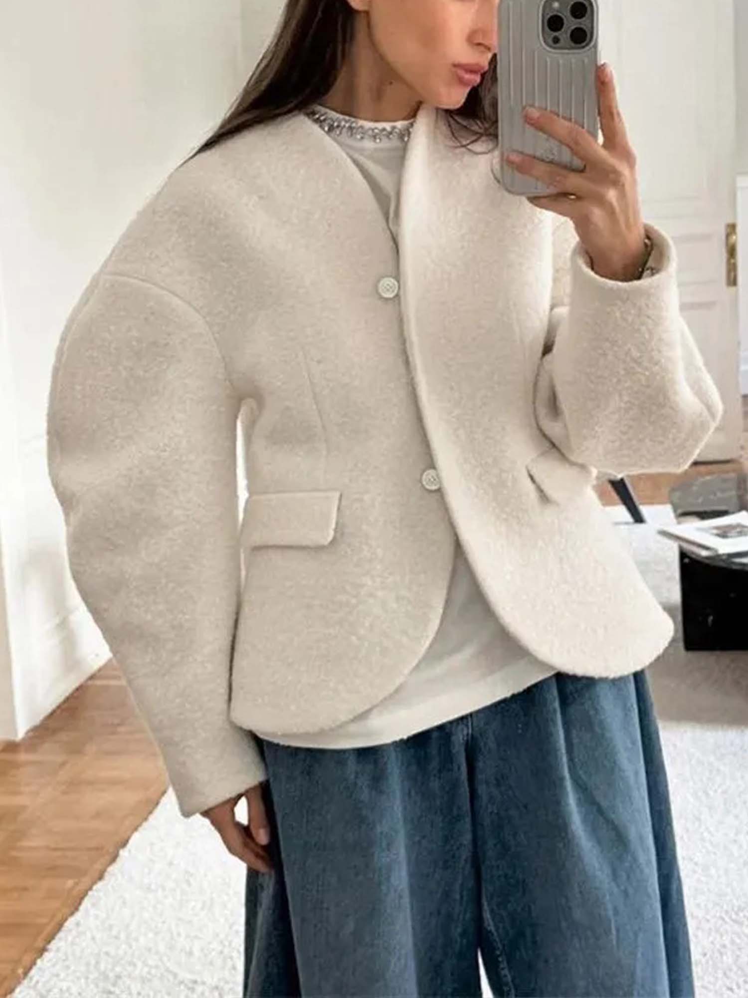 Textured Bouclé Jacket