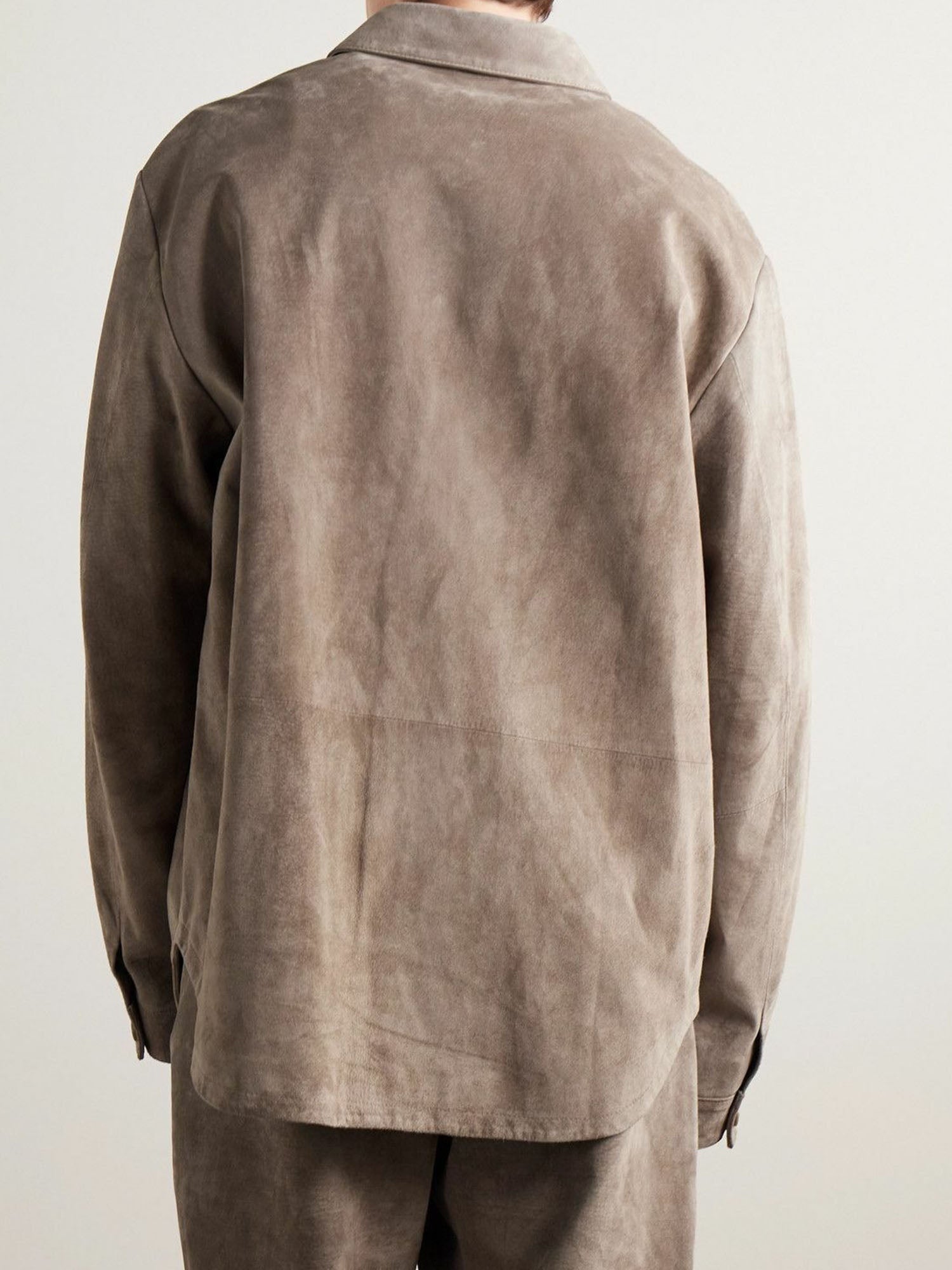 Loose Collar Shirt Retro Khaki Vibes