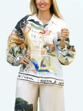 Artful Landscape Relaxed Shirt