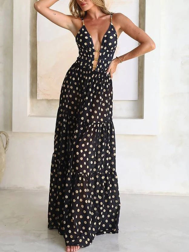 Polka Dot Swimsuit Set