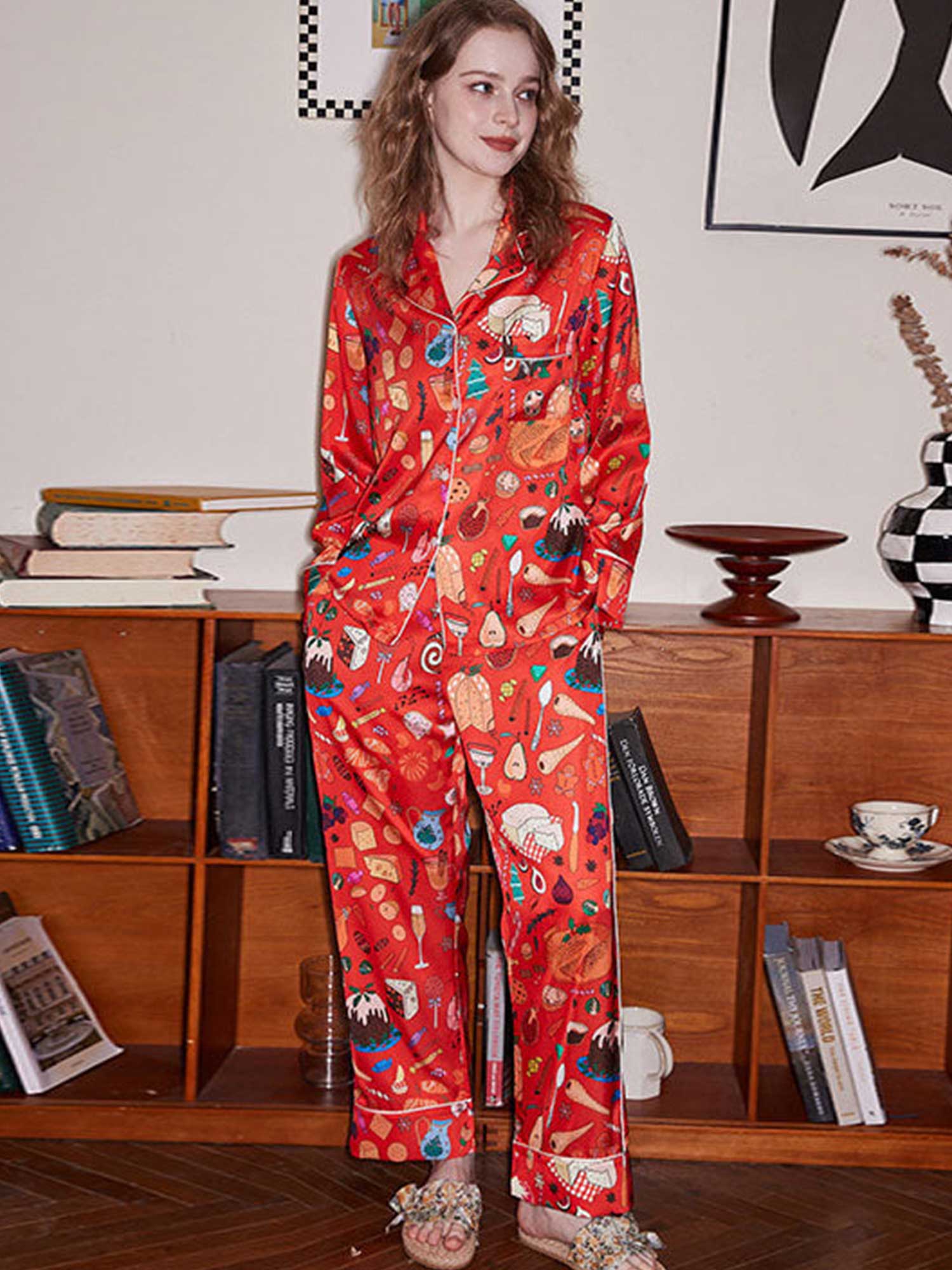 Dessert Print Pajama Set