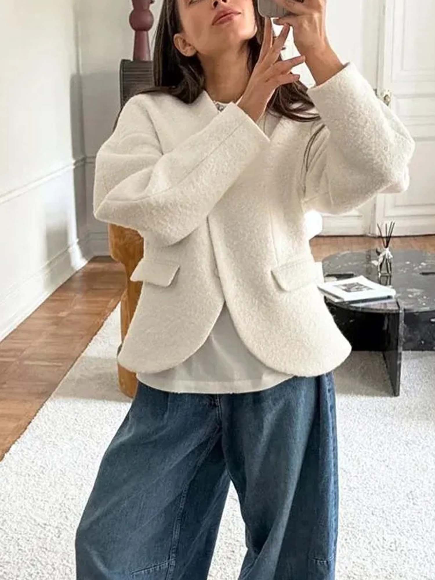 Textured Bouclé Jacket