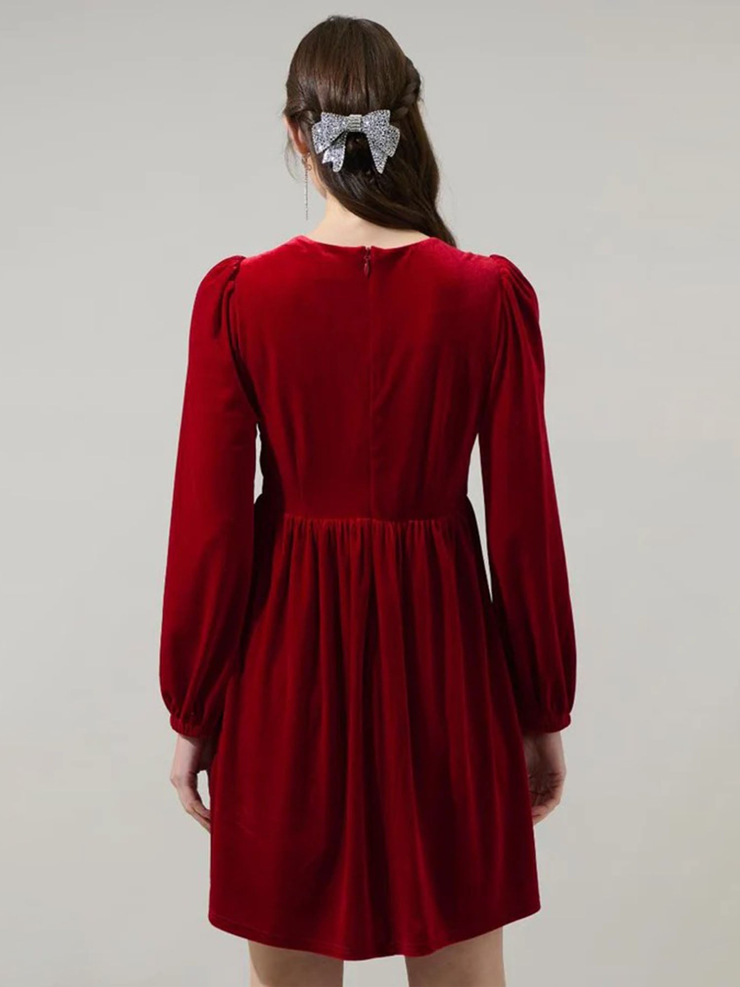 Bowed Reverie Mini Dress