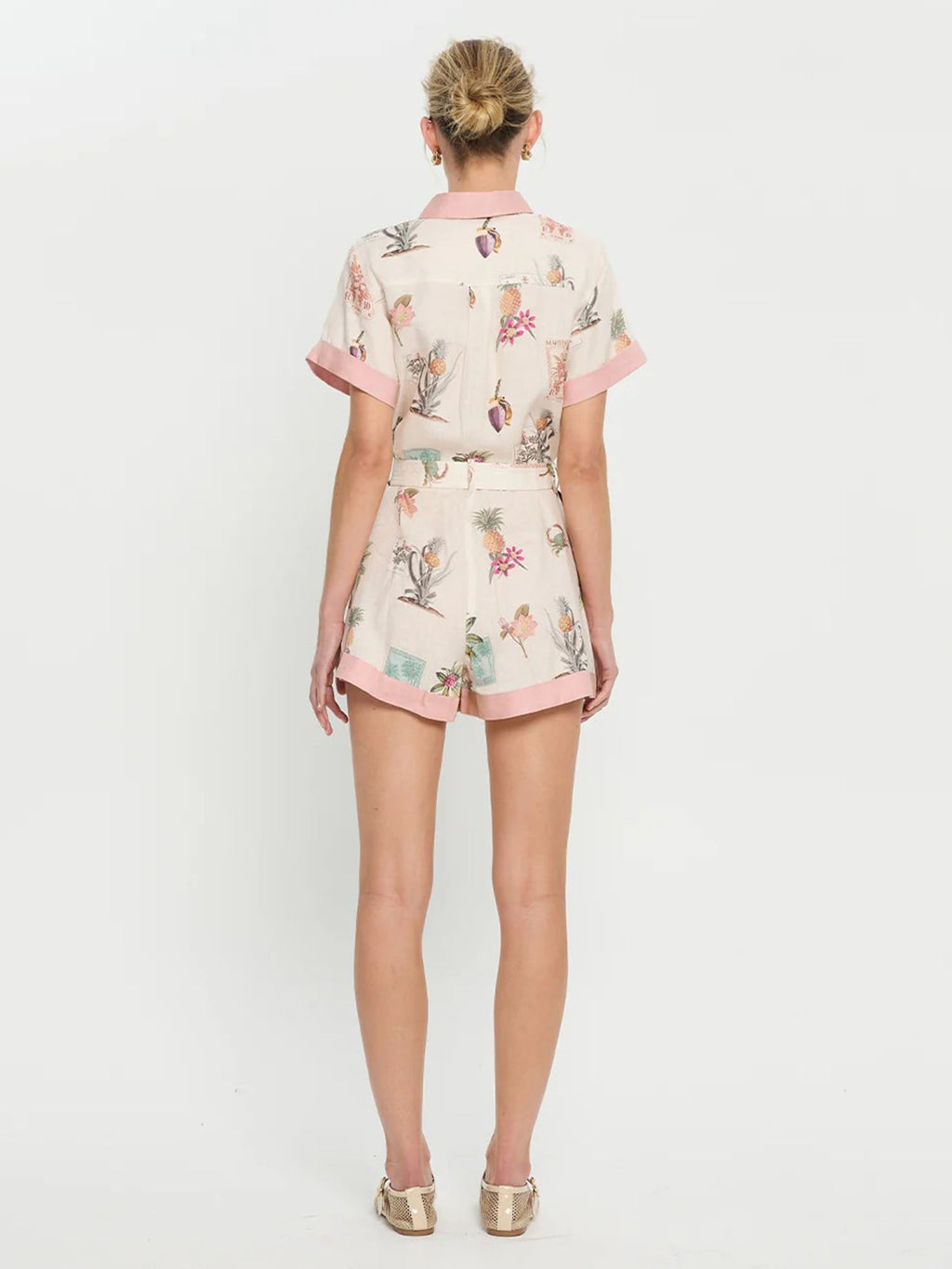 Whimsical Jungle Print Romper