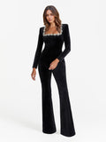 Elegant Whispered Shadowed Jumpsuit