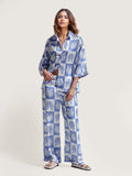 Seashell Dreams Oversized Button-Down Shirt