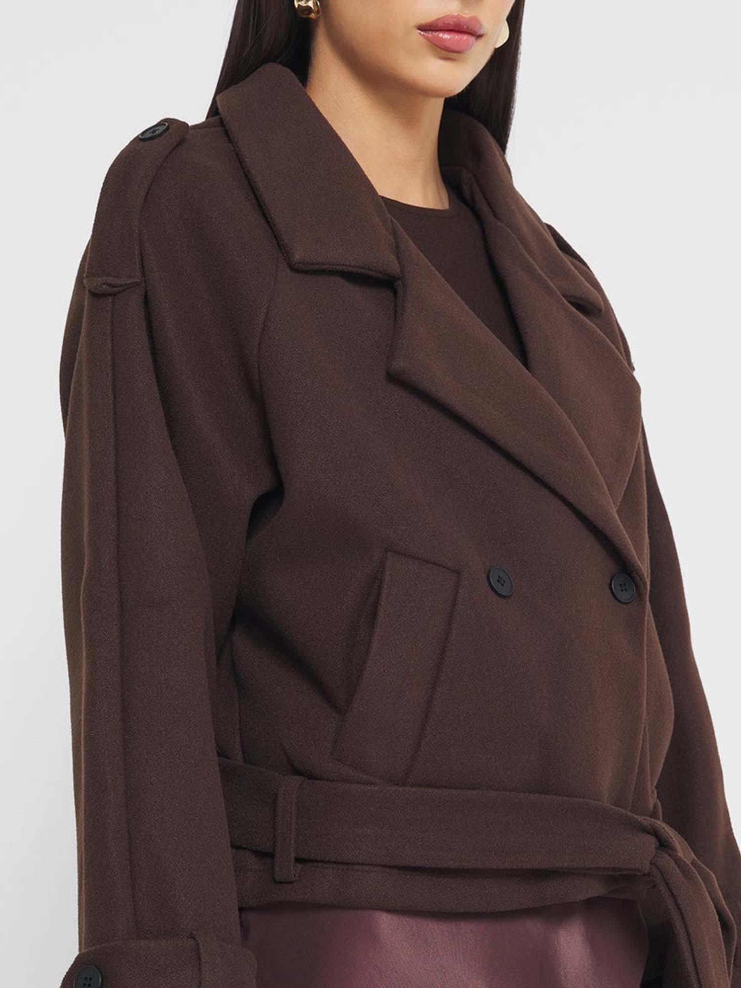 Double-Breasted Wool Coat