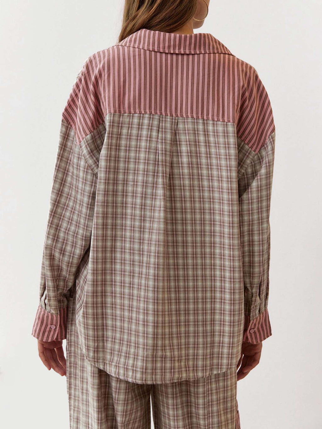 Plaid Pajama Set with Cozy Fit