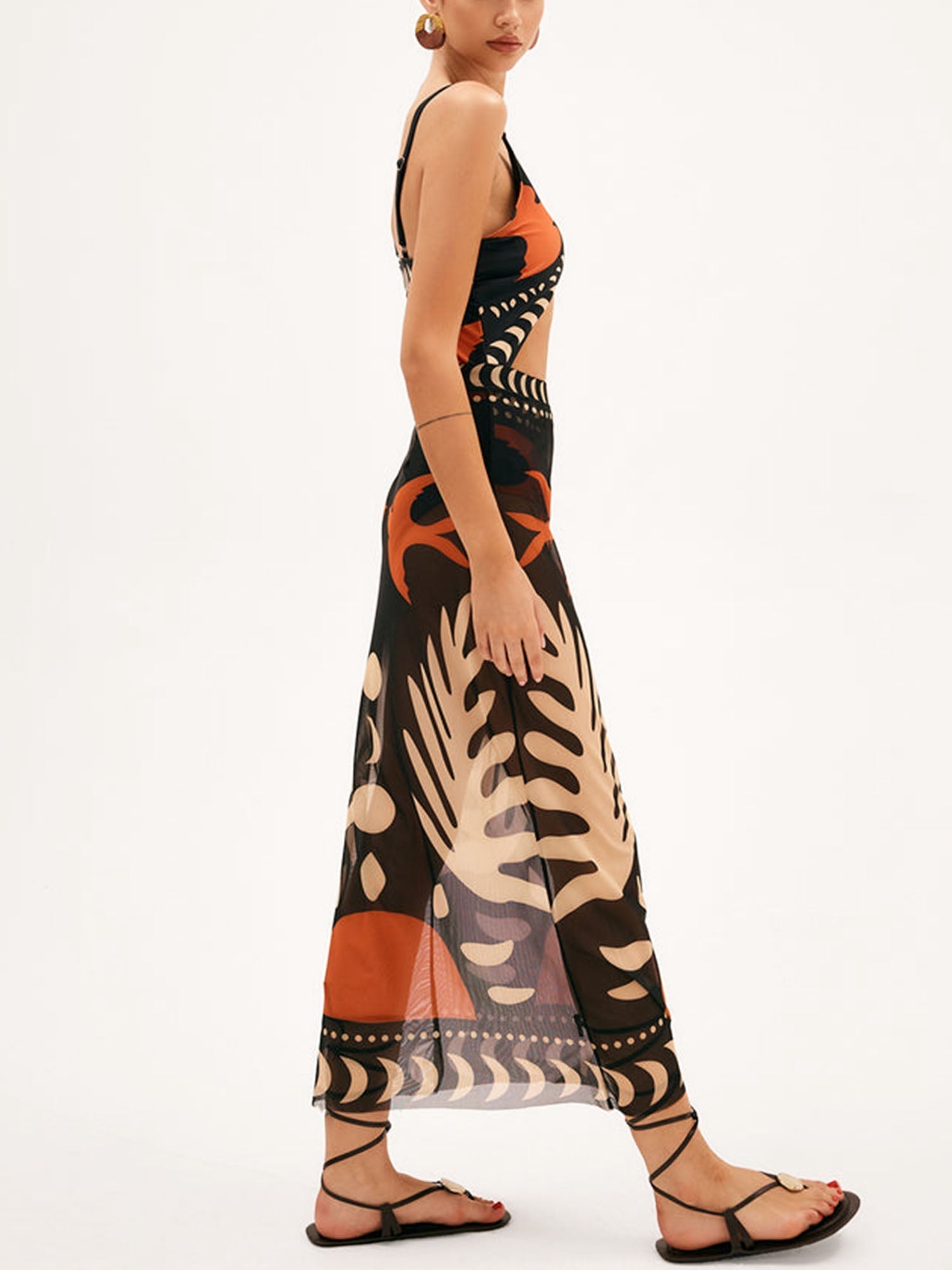 Black and Orange Cover-Up