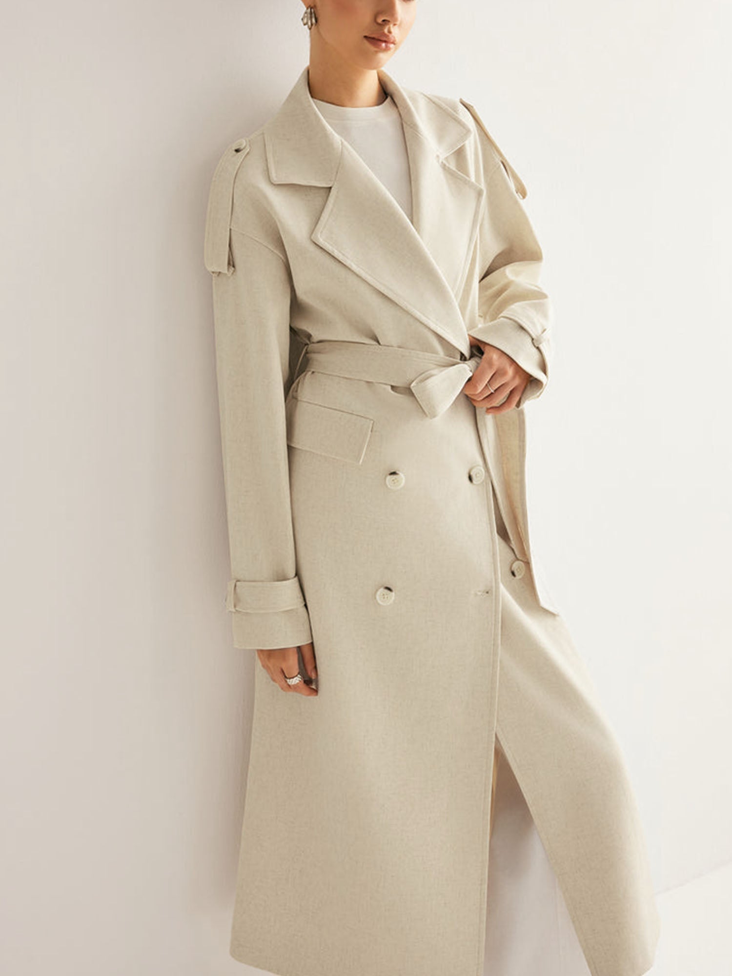 Beige Trench Coat