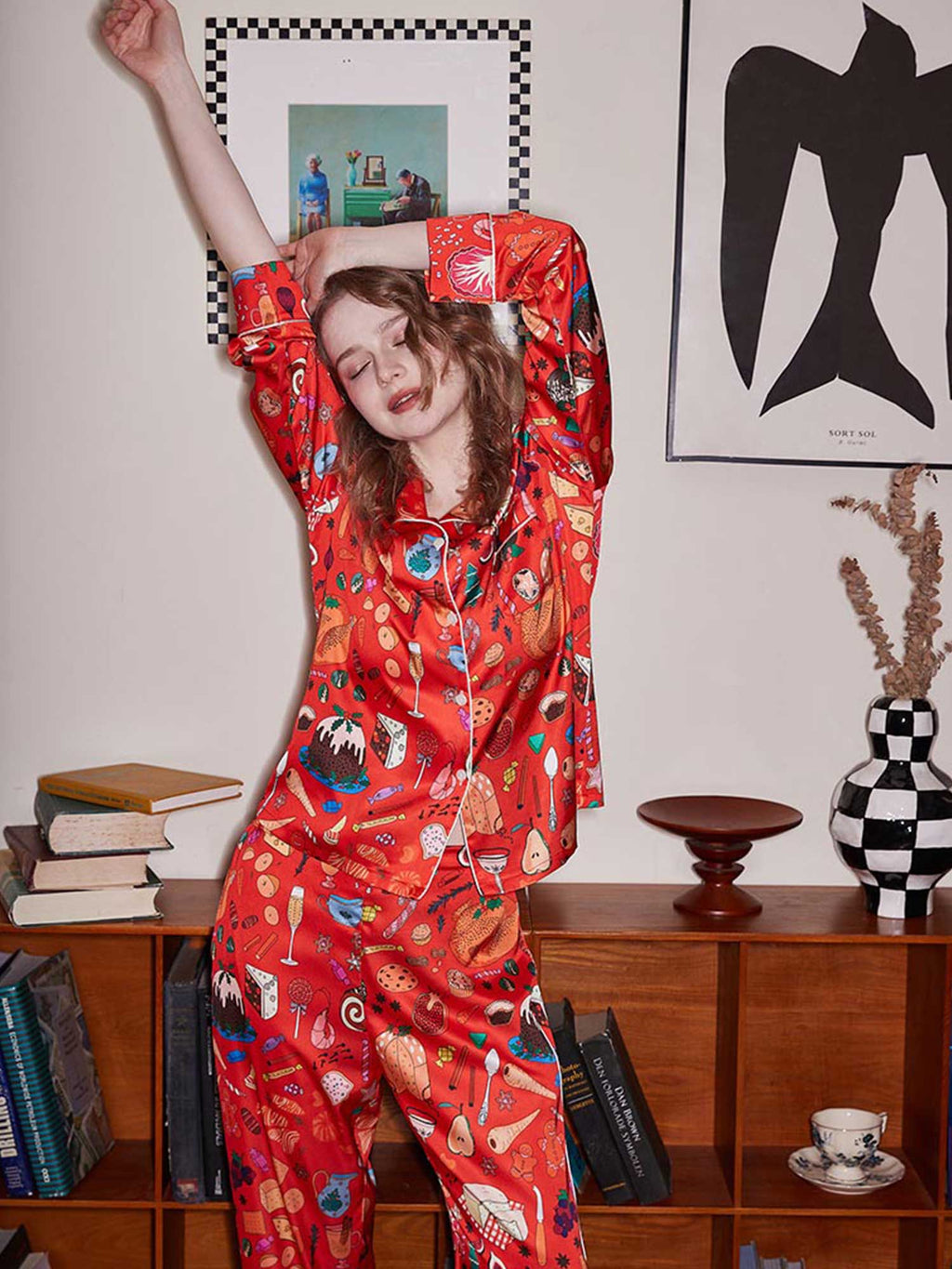 Dessert Print Pajama Set