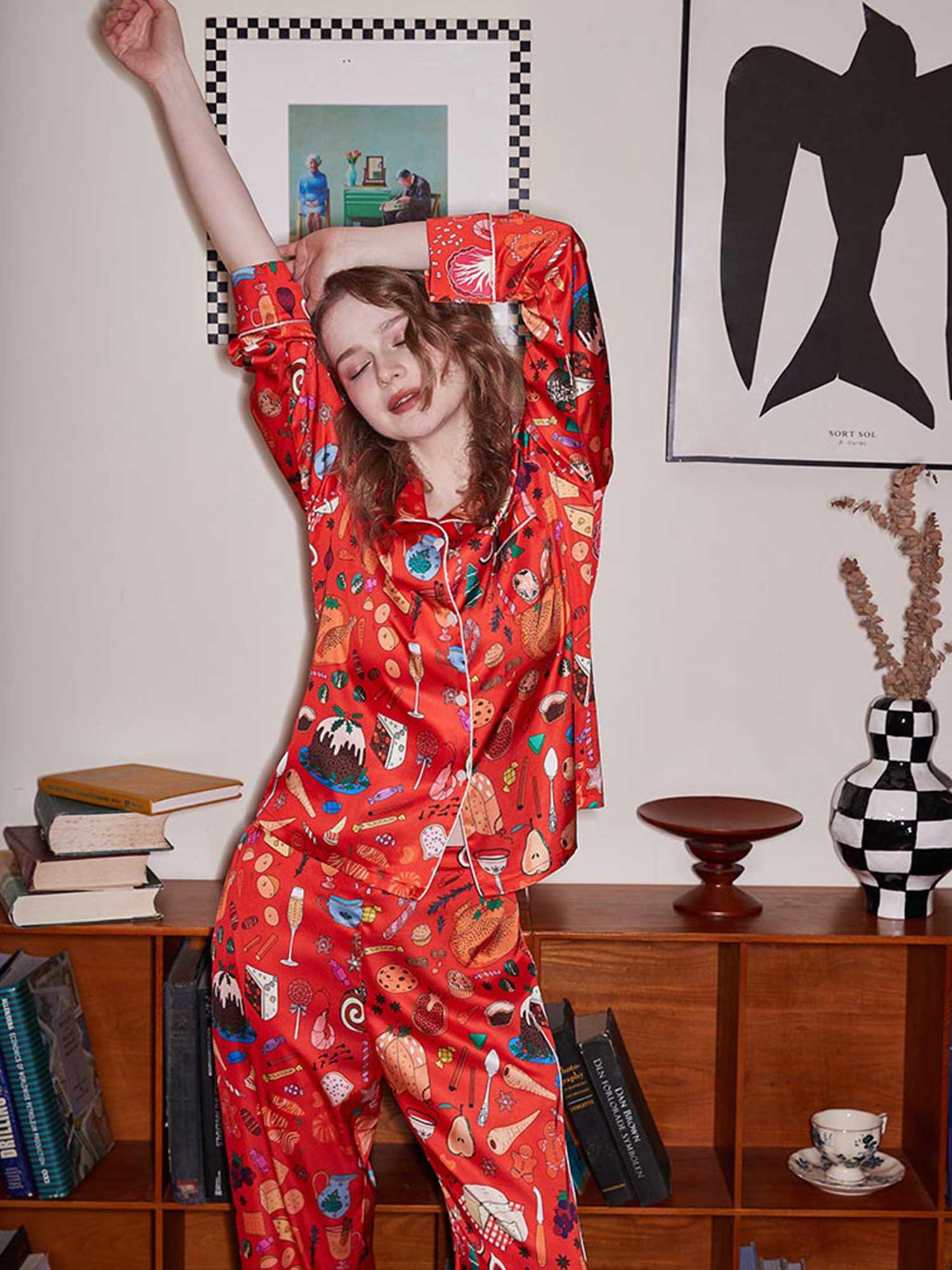 Dessert Print Pajama Set