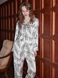 Butterfly Print Pajama Set