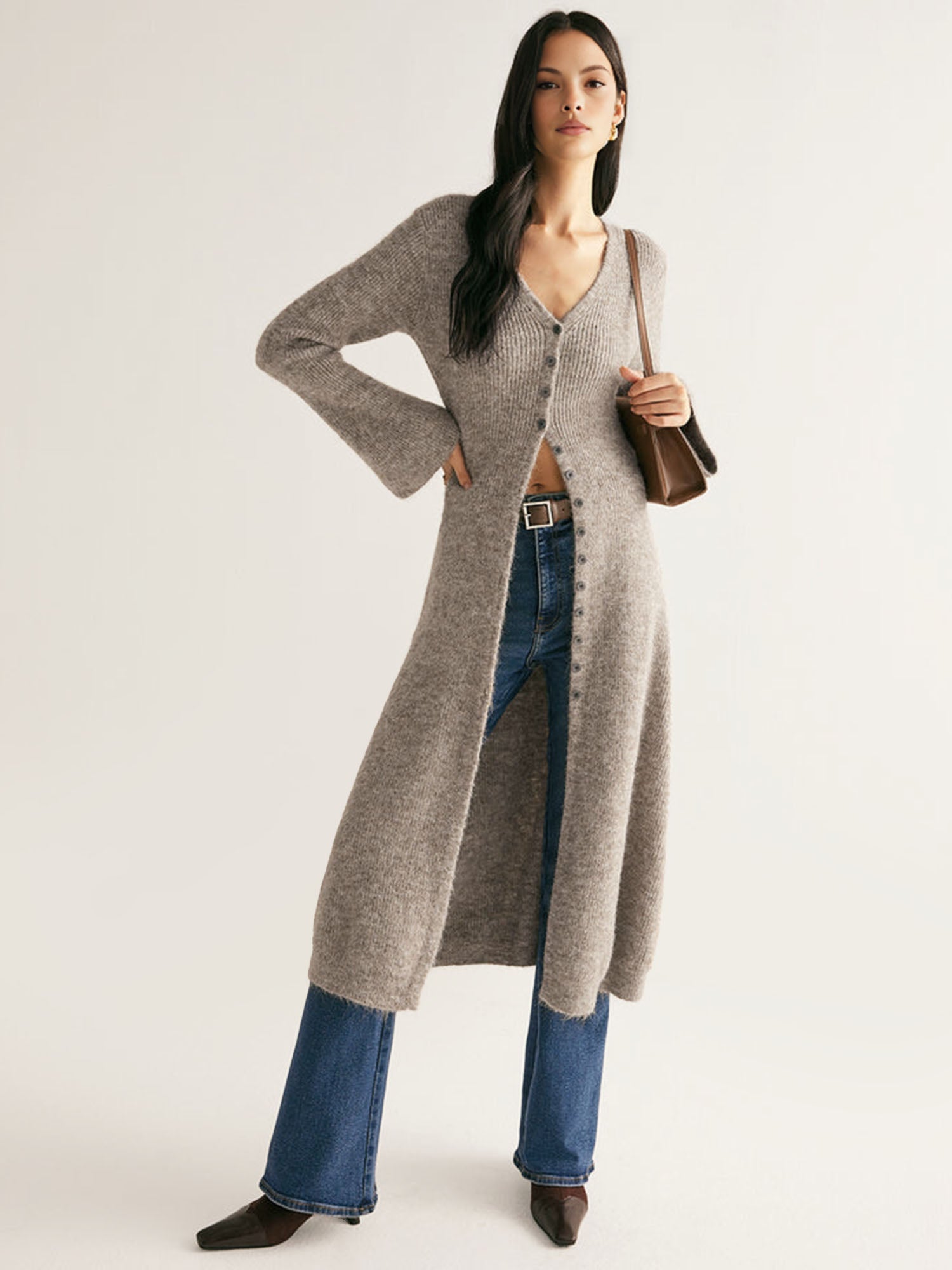 Long Wool Cardigan
