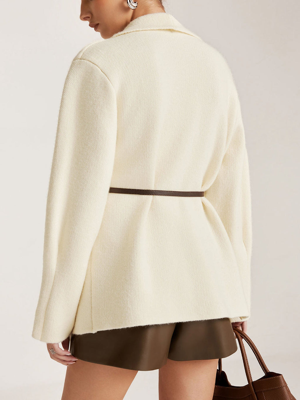 Belted Wool Blazer