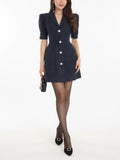 Puffed Twilight Mini Dress