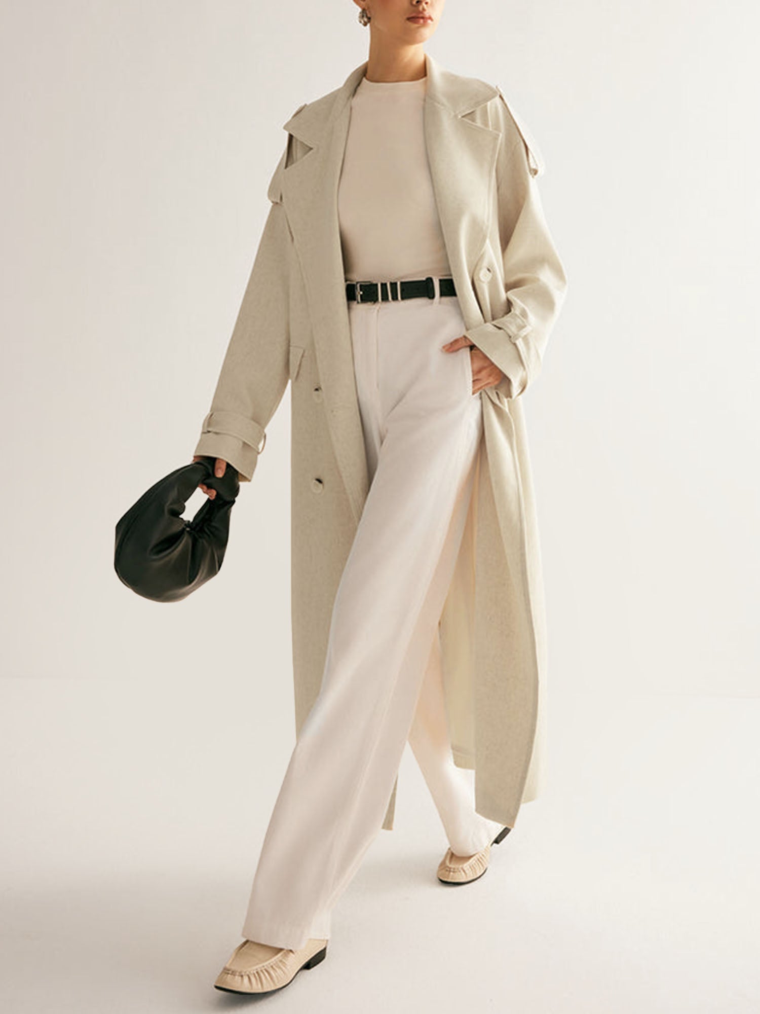 Beige Trench Coat