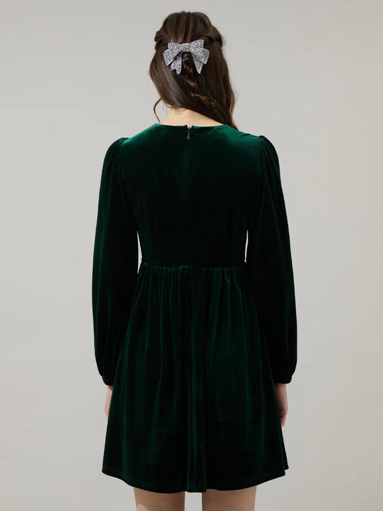Bowed Reverie Mini Dress