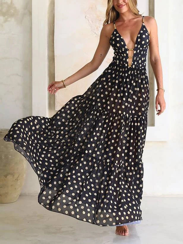 Polka Dot Swimsuit Set