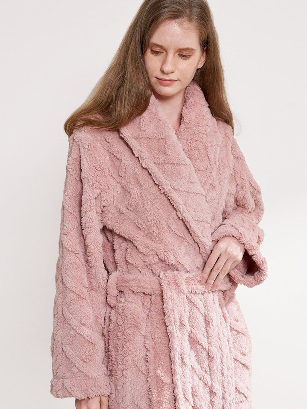 Cozy Coral Fleece Robe