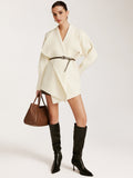 Belted Wool Blazer