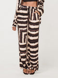 Boho Tie-Dye Wide-Leg Pants