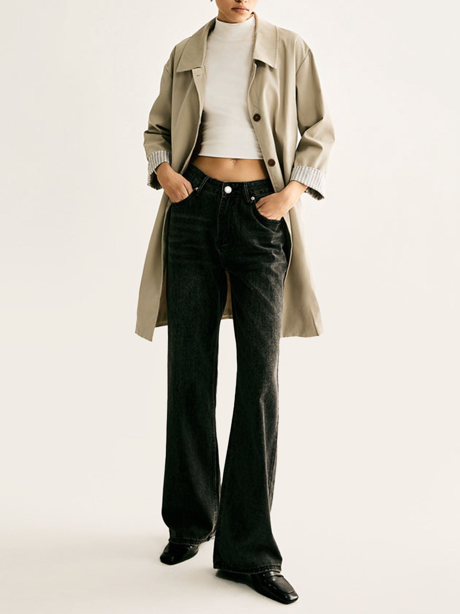 Beige Trench Coat