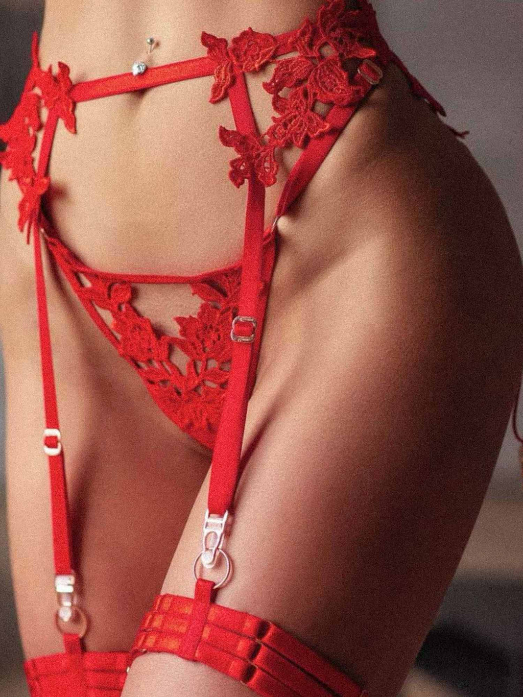 Celina Red Lingerie Set