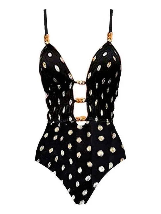 Polka Dot Swimsuit Set