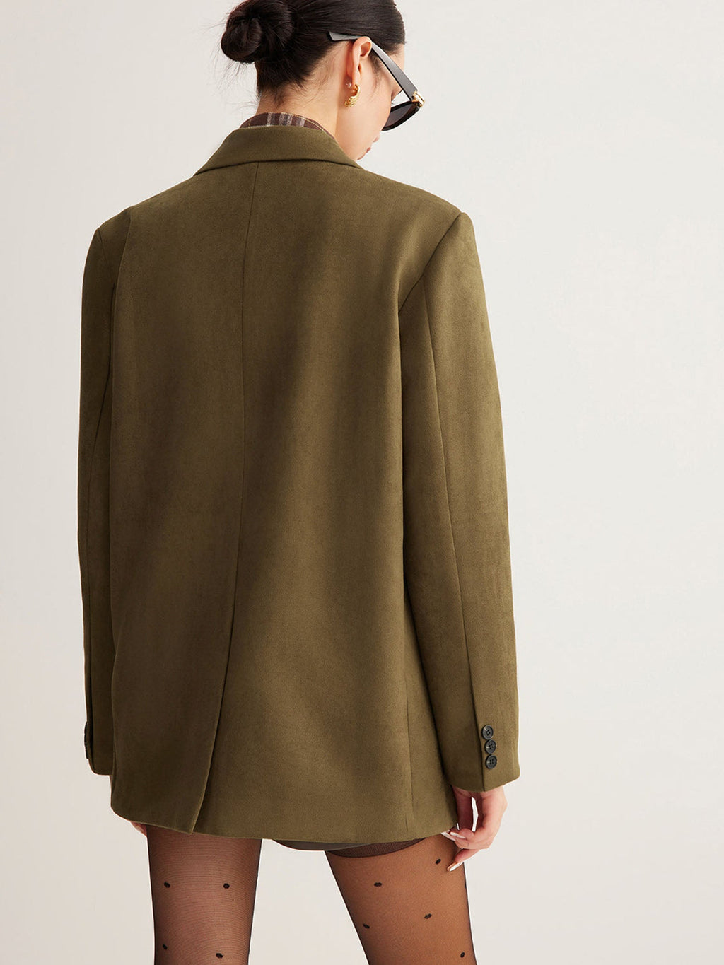 Tailored Double-Breasted Blazer