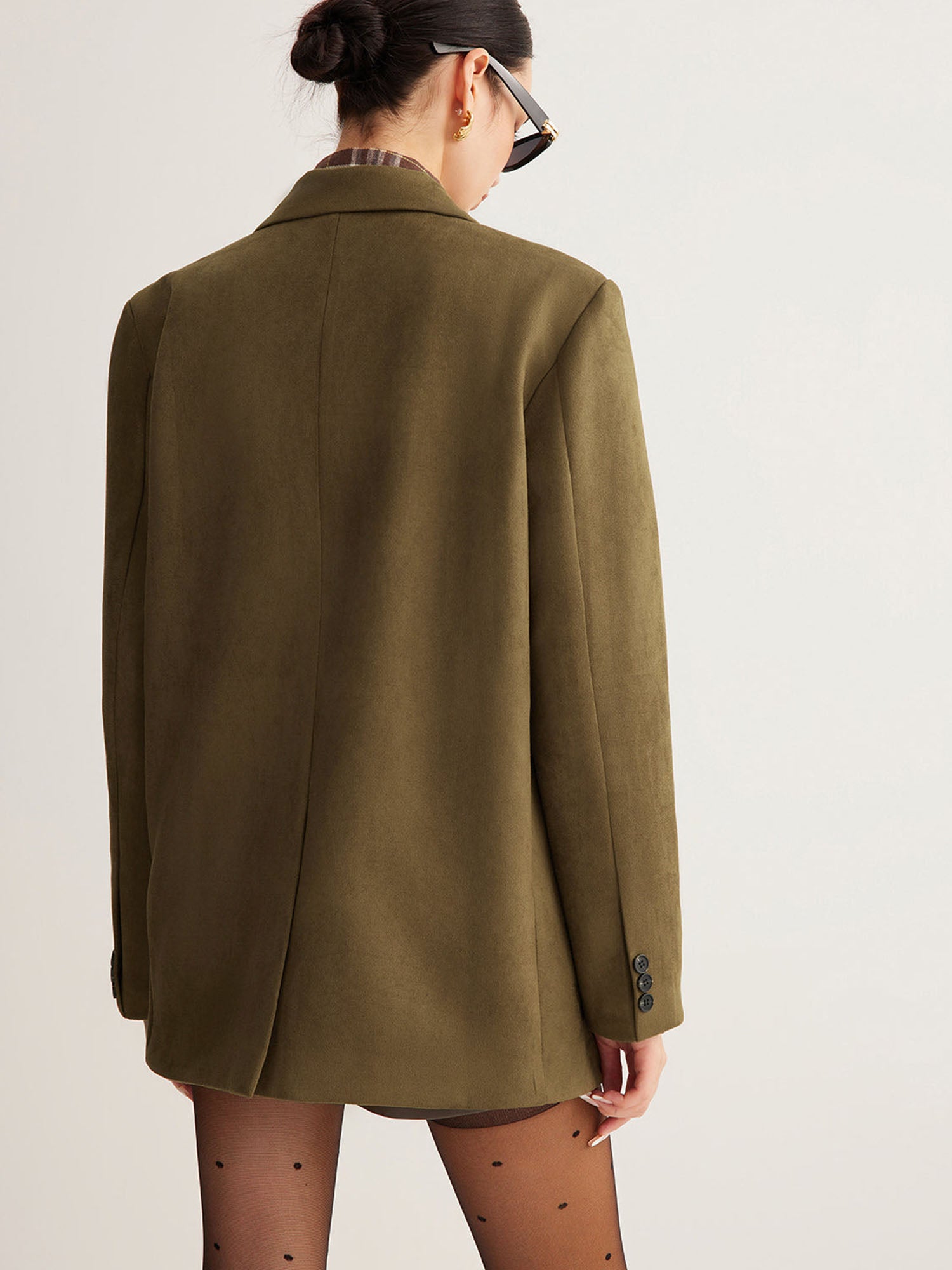 Tailored Double-Breasted Blazer