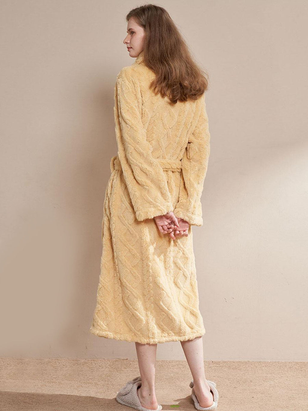 Cozy Coral Fleece Robe