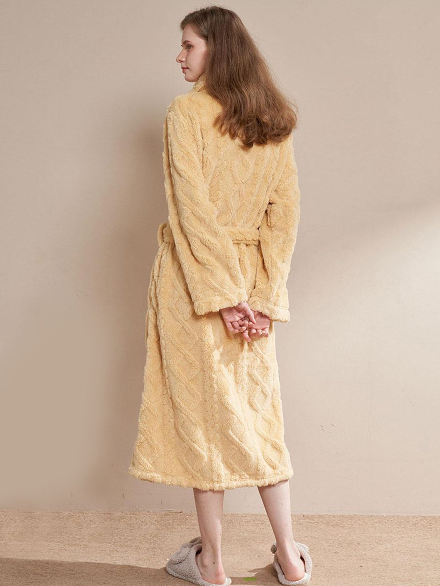 Cozy Coral Fleece Robe