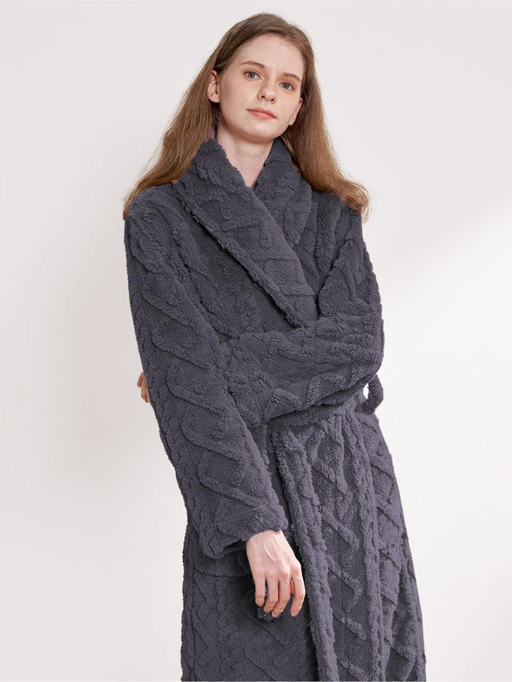 Cozy Coral Fleece Robe