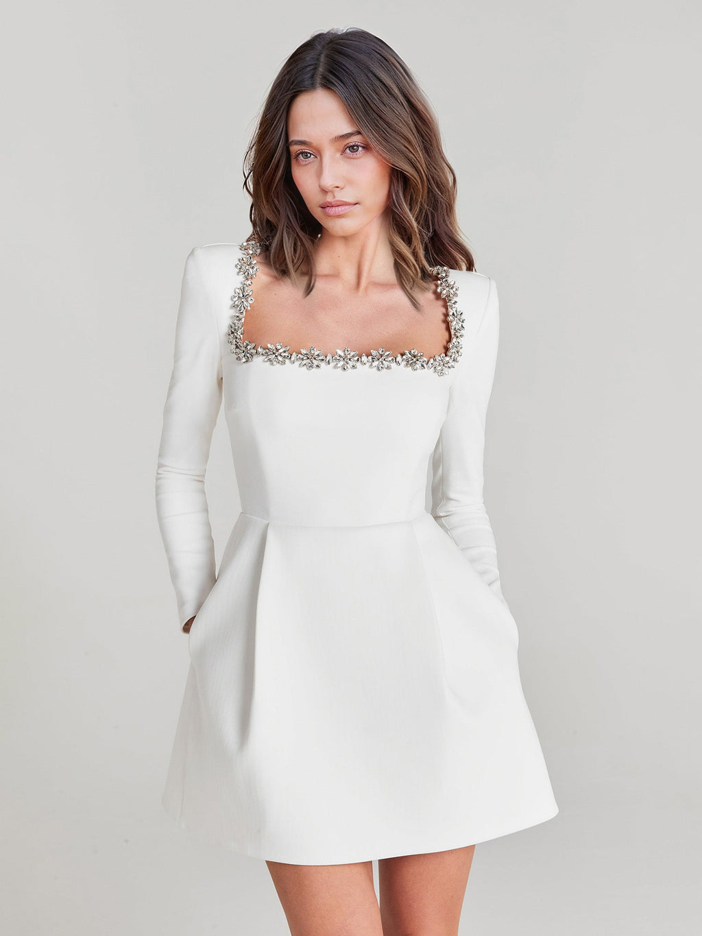 Veiled Echo Mini Dress
